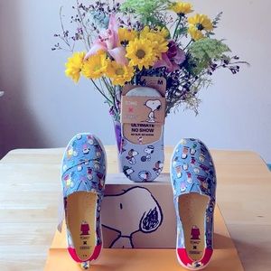 🐾 TOMS X PEANUTS ALPARGATA SHOE BUNDLE 🐾 NWT 🐾